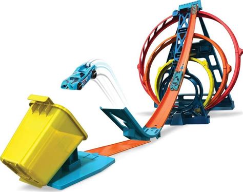 Hot Wheels Wyrzutnia Builder Potrójna pętla Morele net