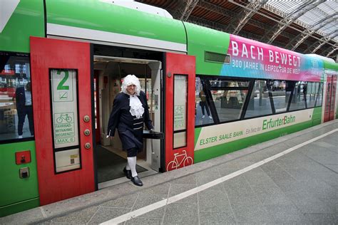 Thomaskantor Auf Tour Regio Shuttle Der Erfurter Bahn Wirbt F R Das