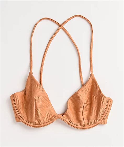 Sunsets Inc Damsel Nia Crosshatch Nude Triangle Bikini Top Mall Of