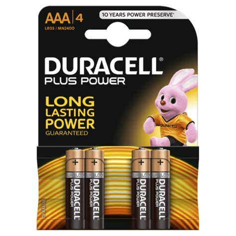 Baterija 15v Lr03 Micro Aaa Duracell Plus Power 4kom