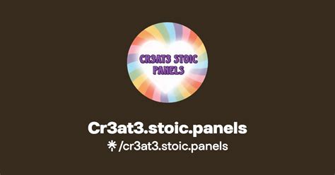 Cr At Stoic Panels Instagram Linktree