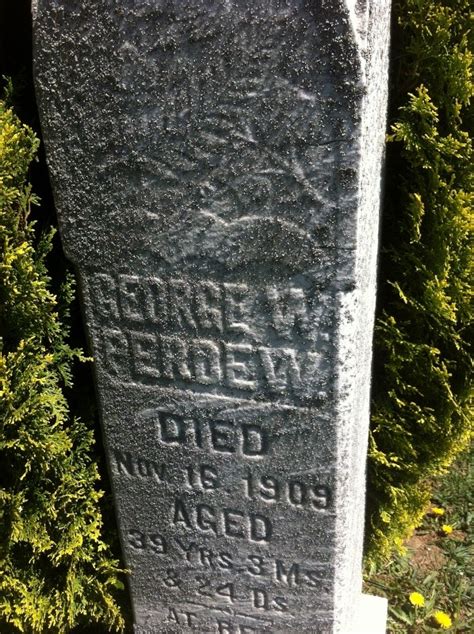 George W Perdew 1870 1909 Find A Grave Memorial