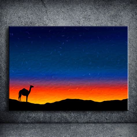 Desert Sunset Painting at PaintingValley.com | Explore collection of ...