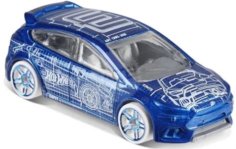 Hot Wheels Art Cars Ford Focus RS Universo Hot Wheels