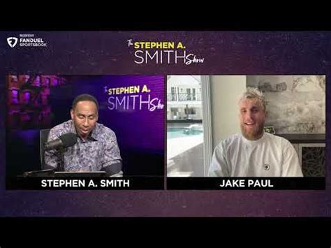 Jake Paul Tells Stephen A Smith Hes Going To Tear Nate Diazs Head