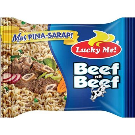 Lucky Me Beef Na Beef Noodles Shopee Philippines