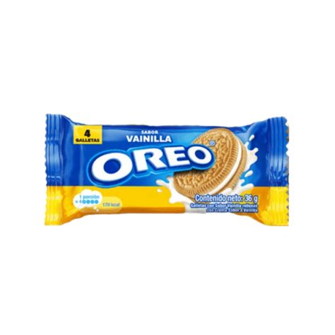 Galletas Sabor Vainilla Con Relleno Cremoso Sabor Vainilla Oreo G