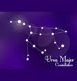 Camelopardalis Constellation Starry Night Sky Vector Image