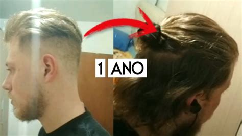 Ano Meses Deixando O Cabelo Liso C Ondulado A B Crescer