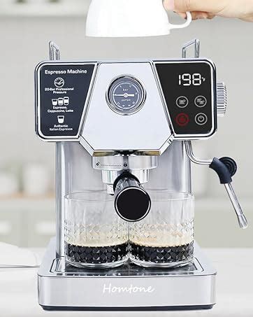 Amazon Homtone Espresso Machine Bar Stainless Steel Espresso