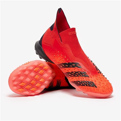 Adidas Predator Freak TF Red Core Black Solar Red Mens Soccer Cleats