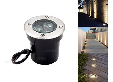 Lampara Empotrado Led Para Piso 3w Luz Blanca Mebuscar México