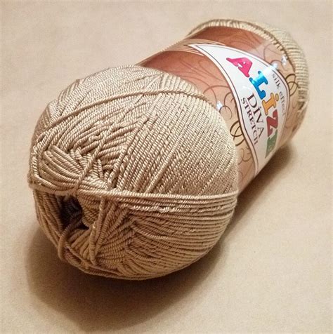Elastic yarn ALIZE DIVA STRETCH summer stretch yarn silk | Etsy