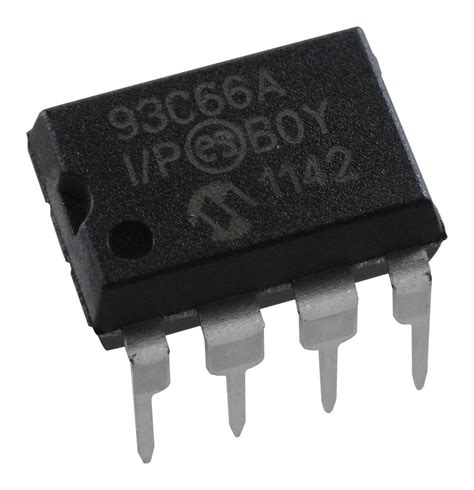 93C66A I P Microchip EEPROM 4 Kbit 512K X 8bit