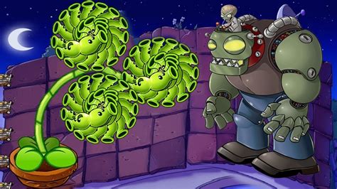 Plants Vs Zombies Battlez 99999 Split Pea Vs Dr Zomboss YouTube