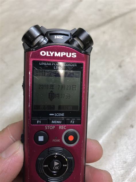 Yahoo オークション 317OLYMPUS LINEAR PCM RECORDER LS P2 オリ