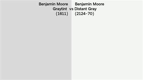 Benjamin Moore Graytint Vs Distant Gray Side By Side Comparison