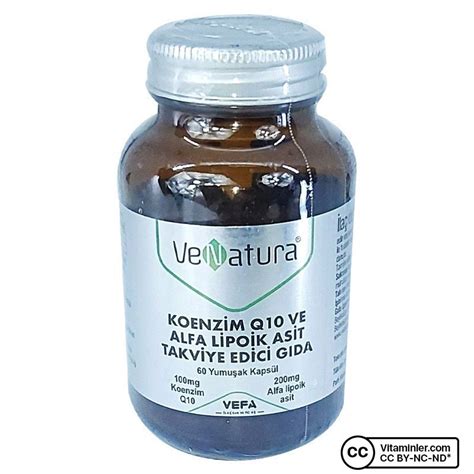 Venatura Koenzim Q Ve Alfa Lipoik Asit Tablet Vitaminler