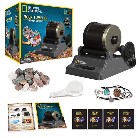 National Geographic Hobby Rock Tumbler Kit Toys And Games