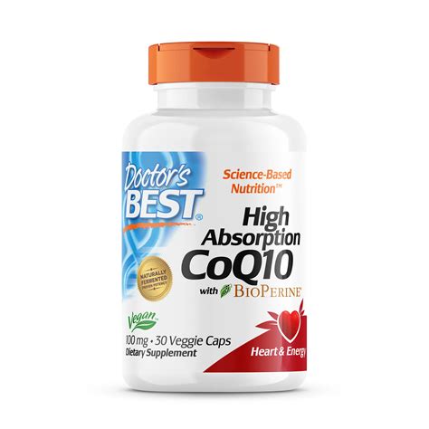 Doctor S Best High Absorption CoQ10 100 Mg Veggie Caps Shop