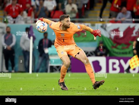 Goalkeeper of USA Matt Turner during the FIFA World Cup 2022, Group B ...