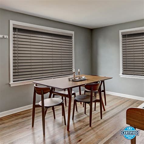 Gray - Faux Wood Blinds - Blinds - The Home Depot