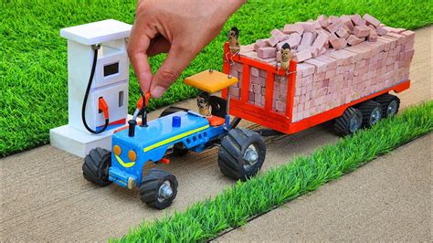 Diy Tractor Mini Petrol Pump Science Project Minicreative1