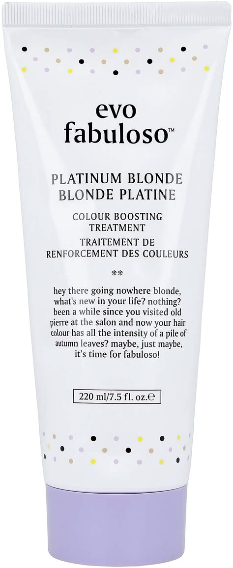 Evo Fabuloso Colour Intensifying Conditioner Platinum Blonde