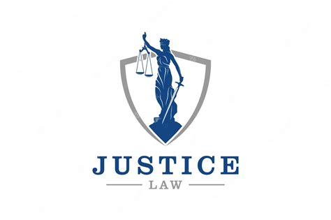 Lady Justice Justitia Déesse Logo Pour Avocat Et Loi Silhouette Moderne