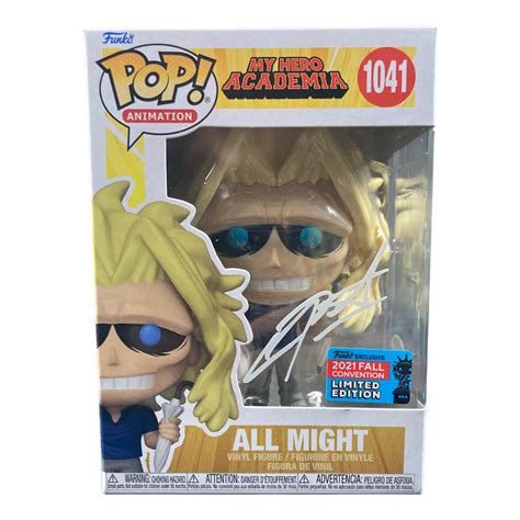 Christopher Sabat Signed Funko Pop My Hero Academia All Might 1041 JSA – Zobie Productions