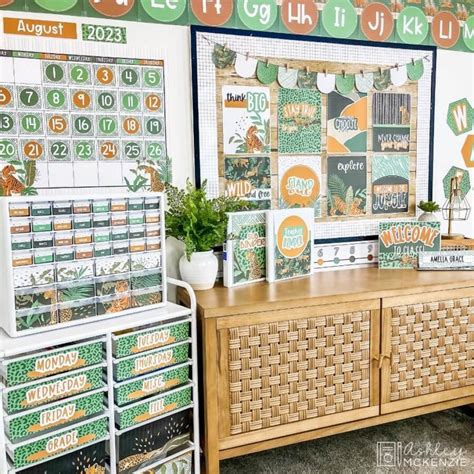 Modern Jungle Classroom Decor Ashley Mckenzie