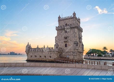 Belem Tower Historic Monument In Lisbon Portugal Stock Photo Image