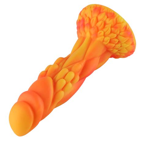 Wildolo Fantasy Suction Cup Dildo Nesbu 21 Cm Orange Hismith