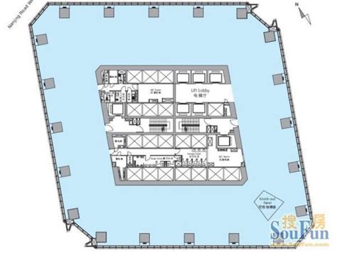 东方国际大厦平面图 千图网
