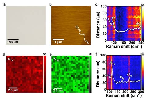 Figure S Homogeneity Of Monolayer And Bilayer Inse Thin Film A