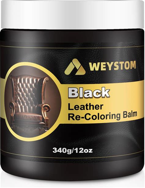 Amazon Weystom Leather Recoloring Balm Black Leather Repair Kit