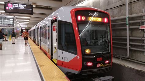 Sf Muni Siemens S Lrv On Route T Third Street Car