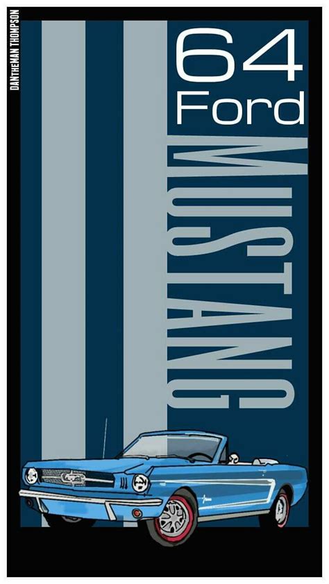 Dantheman Illustration Convertibles Ford Mustang Ford Mustang