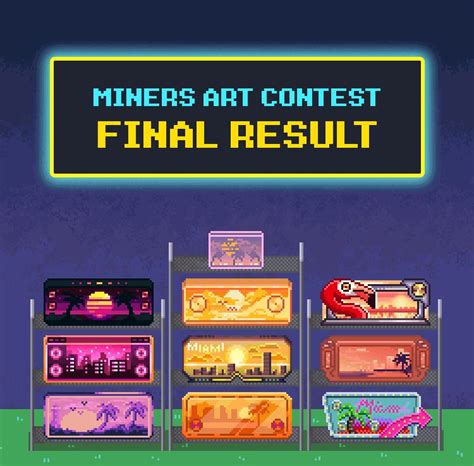 Rollercoin On Twitter Miners Art Contest Winners A New Portion Of