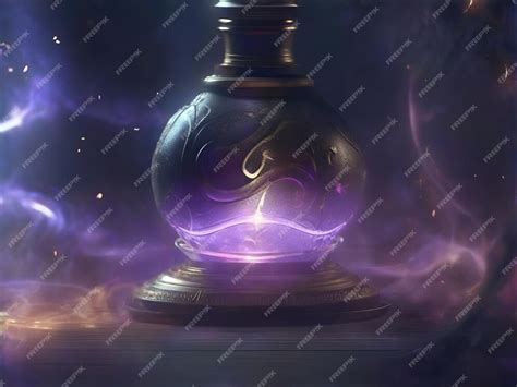 Premium Ai Image A Magical Jar Background