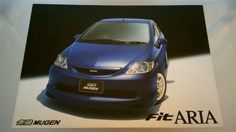 2004 Honda Fit Aria Mugen Power Performance Catalog Brochure GD Japan