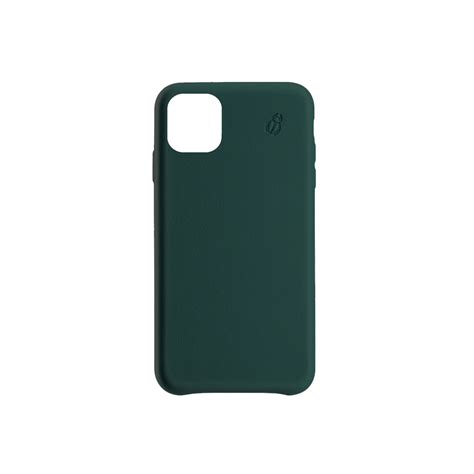 iPhone 11 Pro green leather case