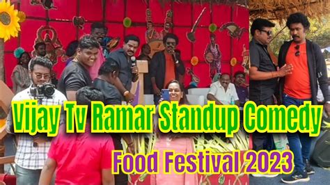 Vijay Tv Ramar Comedy 🤩🎉‼️ Standup Comedy Performance In Yummy Fest