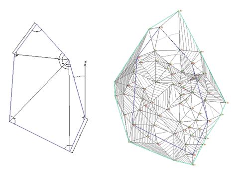 Plano De Triangula O Topogr Fica Em Autocad Cad Kb Bibliocad