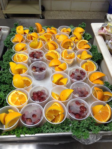 Kale Garnish for Fruit Cups | Wilbur Elementary