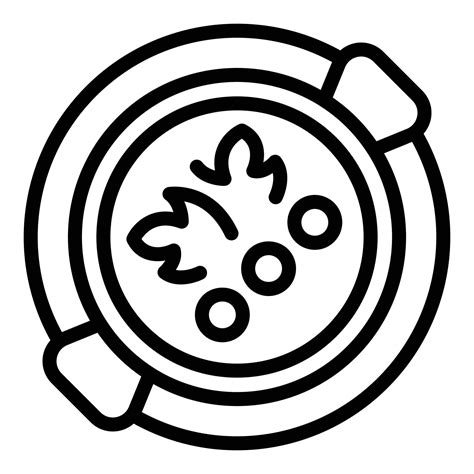 Cream Noodle Soup Icon Outline Vector Hot Fish 15063982 Vector Art At Vecteezy