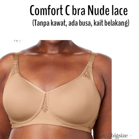 Jual Innabigsize Bra Comfort Ch Nude Tanpa Kawat Busa Kait Belakang