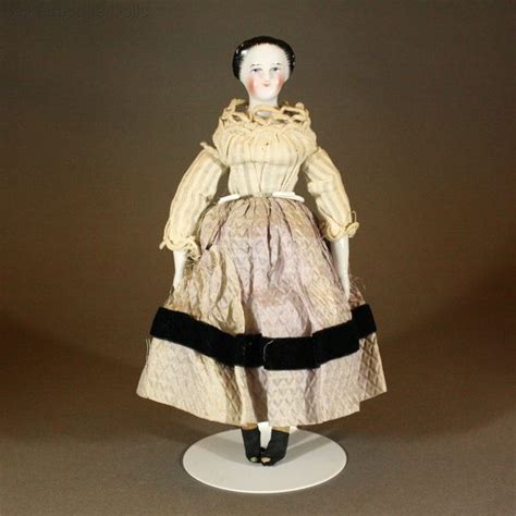 Antique Miniature Dolls Exceptional Early German China Head Lady Doll