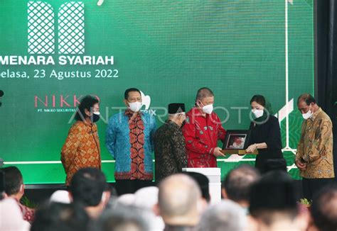 Wapres Hadiri Topping Off Menara Syariah Antara Foto