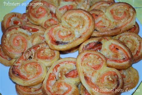 Palmiers de saumon Saumon Saumon fumé Miam